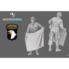 1/48 WWII US 101st Airborne Paratrooper #15