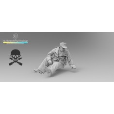 1/48 WWII German Totenkopf Winter Tiger Crewman #04