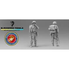 1/48 Modern US Marine #10, Operation Iraqi Freedom Figure