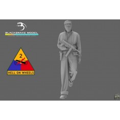 1/72 WWII US 2nd Armored Division Tank Crewman #07