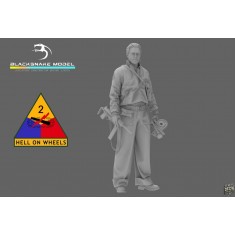1/72 WWII US 2nd Armored Division Tank Crewman #08