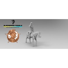 1/72 WWII French 2nd GTM Mounted Officer Figure