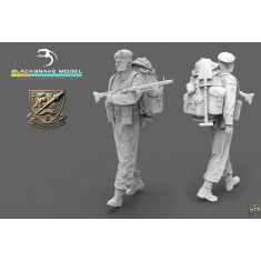 1/72 WWII French Commando Kieffer MG34 Gunner #10
