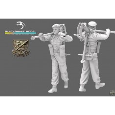 1/72 WWII French Commando Kieffer Vickers Tripod Bearer #14