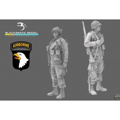 1/72 WWII US 101st Airborne Paratrooper #04
