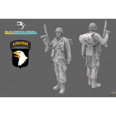 1/72 WWII US 101st Airborne Paratrooper #08