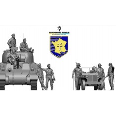 1/35 2nd Armored Division ''Leclerc'' (9 figures)