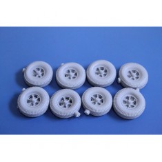 1/35 SdAh. 220 Wheels for HobbyBoss Flak 40 #84545