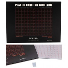Plastic Card for Modelling Thickness: 0.3mm (190 x 250mm, 3pcs)