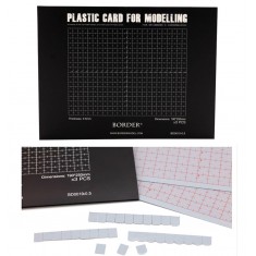 Plastic Card for Modelling Thickness: 0.5mm (190 x 250mm, 3pcs)