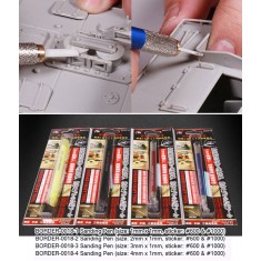 Sanding Pen (size: 4mm x 1mm, sticker: #600 & #1000)