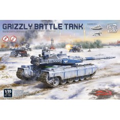 1/35 Grizzly Battle Tank with Lighting System of Hull and Workable Tracks