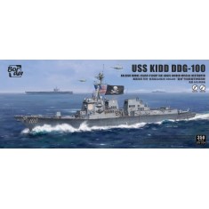 1/350 USS Kidd DDG-100 Arleigh Burke-Class (Flight IIA) Aegis Guided Missile Destroyer