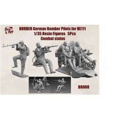 1/35 German He 111 Pilot Crews Combat Status (5 figures) for BORDER-BF-018