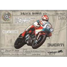 1/12 Ducati TT1 Race Bike, 24h Montjuic 1984 Winner