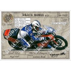 1/12 Garelli 125cc 1983 World Champion Angel Nieto Racing Motorcycle