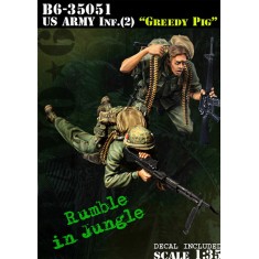 1/35 US Army Infantry Vol.2 "Greedy Pig" with decals (2 figures)