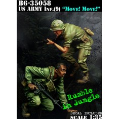 1/35 US Army Infantry Vol.9 "Move! Move!" with Decals (2 Figures)