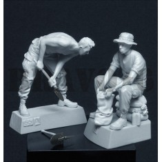 1/35 US G.I.s "Dig Boy, Dig!" Nam (2 figures with photoetch)