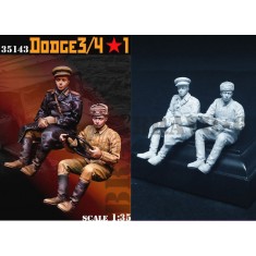 1/35 WWII Soviet Dodge 3/4 Crews (2 figures)