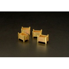 1/144 Steel Containers (4pcs)