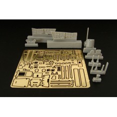 1/48 He 162 Salamander Interior PE, Resin Access. for Dragon kit