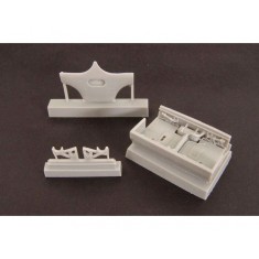 1/48 Hurricane Mk I Wheel Bay Resin Access. for Hasegawa kit