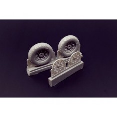 1/48 F4U Corsair Ribbed-Diamond Thread Wheels Set