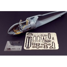 1/48 Me P1103 Rocket Fighter PE accessories for Brengun kit