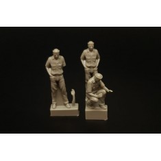 1/48 WWII US Navy Sailors (3 figures)