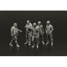 1/48 Aeroclub Members (5 Figures, 3D Printed)