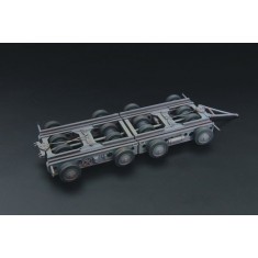 1/144 Culemeyer Four Axles Resin Kit of German Heavy Trailer