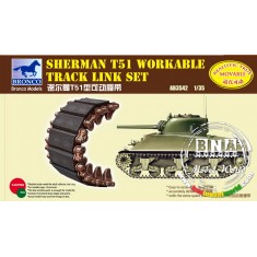 1/35 US Sherman T51 Workable Track link Set