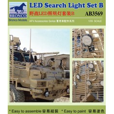 1/35 AFV Accessories Series - LED Search Light Set B