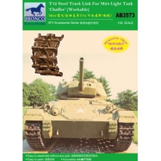 1/35 T72 Workable Track Link Set (Steel Type) for M24 Light Tank "Chaffee"