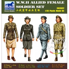 1/35 WWII Allied Female Soldier Set