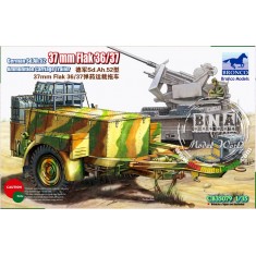 1/35 German Sd.Ah.52 37mm Flakvierling Ammunition Carriage Trailer