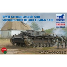 1/35 WWII German Assault Gun Sturmgeschutz III Ausf E (SdKfz. 142)