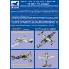 1/48 Curtiss Flying Tiger (A.V.G) P-40C Tomahawk (Die-Cast Model)