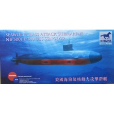 1/350 USS Seawolf Class Attack Submarine SSN-21/22