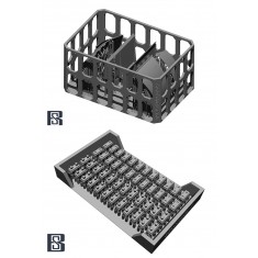 1/35 King Tiger Front and Rear Fenders (with Side Skirt brackets)