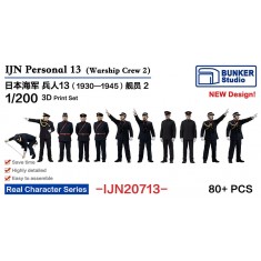 1/200 IJN Personnel #13 (80pcs)