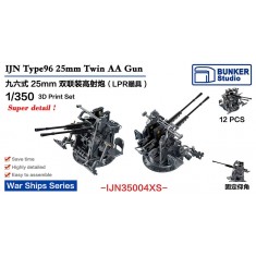 1/350 IJN Type96 25mm Twin AA Gun LPR Sight (Late Type, 12pcs)