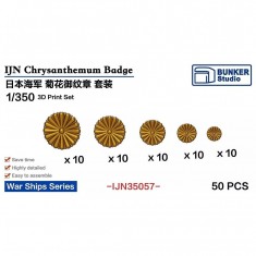 1/350 IJN Chrysanthemum Badge Set