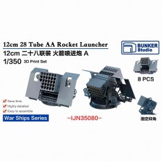 1/350 12cm 28 Tube AA Rocket Launcher A