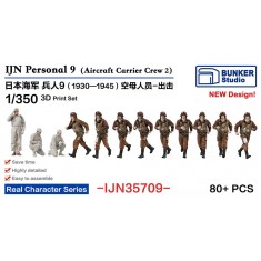 1/350 IJN Personnel #9 (80pcs)