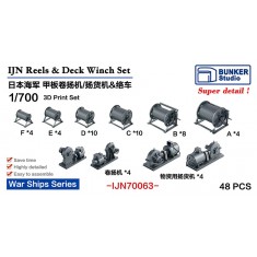 1/700 IJN Cable Lifter and Bitts Set