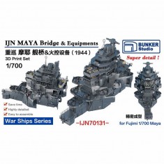 1/700 IJN MAYA Bridge and Equipments (1944) for Fujimi kit