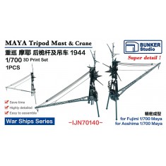 1/700 MAYA Tripod Mast and Crane 1944