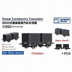 1/350 Steam Locomotive Container for War Ships